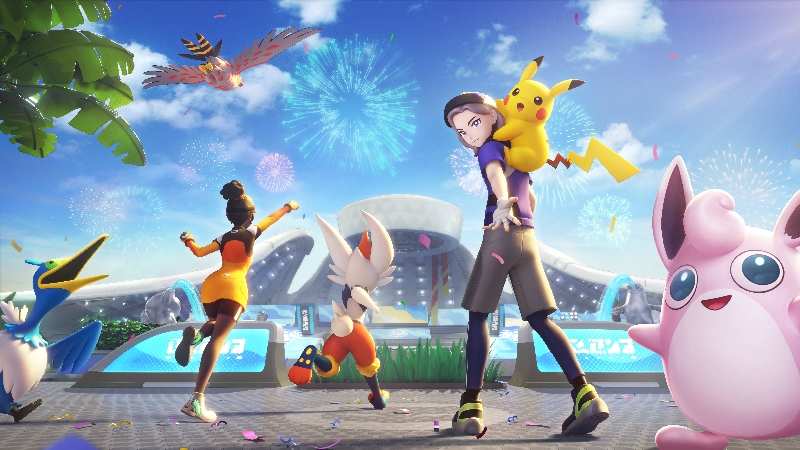 การทำงานเป็นทีมใน Pokémon Unite